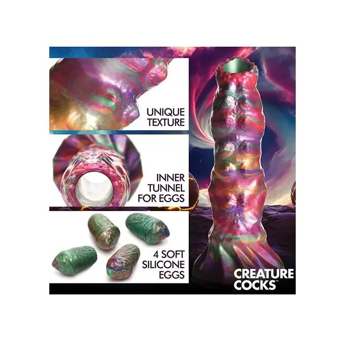 Creature Cocks Larva Silicone Creature Dildo with Eggs Creature Cocks