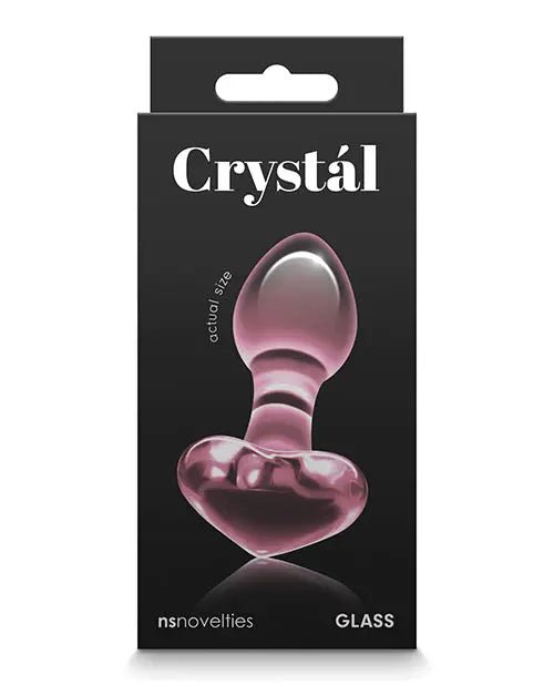 Crystal Heart Glass Butt Plug SinSationes