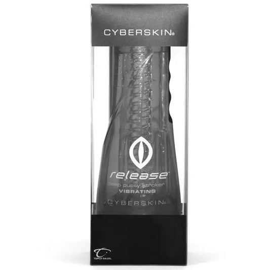 CyberSkin Release Deep Pussy Stroker - Clear CyberSkin