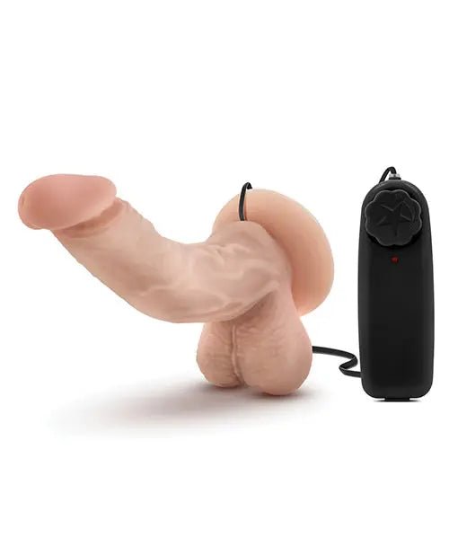 Dr. Ken 6.5" Vibrating Dildo with Suction Cup Blush