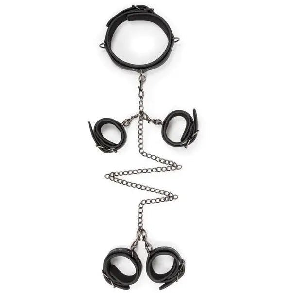 Easy Toys Fetish Set with Collar, Ankle & Wrist Cuffs Easy Toys