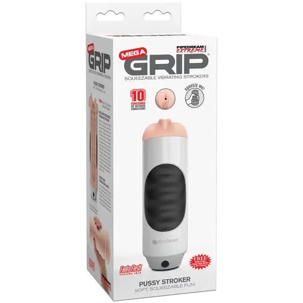 Extreme Toyz Mega Grip Squeezable Automatic Male Stroker Pipedream