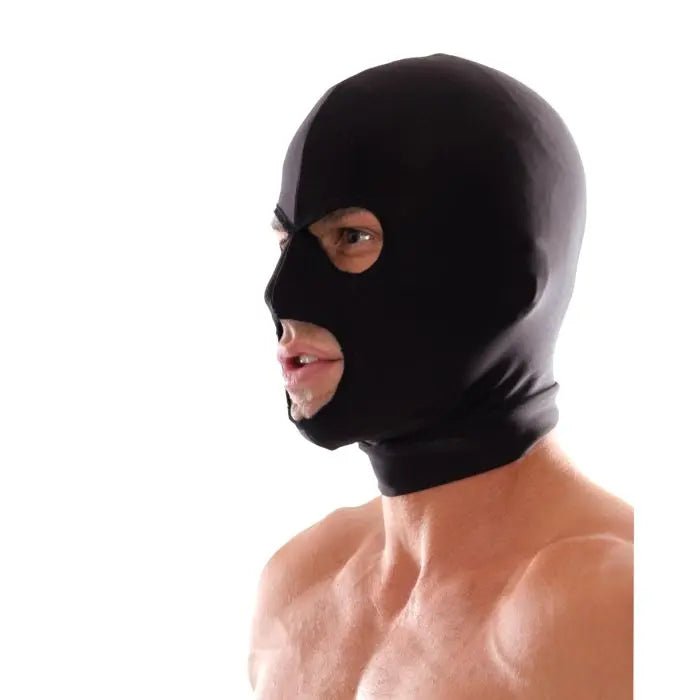 Fetish Fantasy Series Spandex 3 Hole Bondage Hood Pipedream