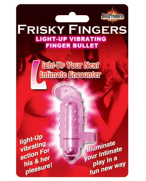 Frisky Finger Light Up Vibrating Finger Bullet Frisky