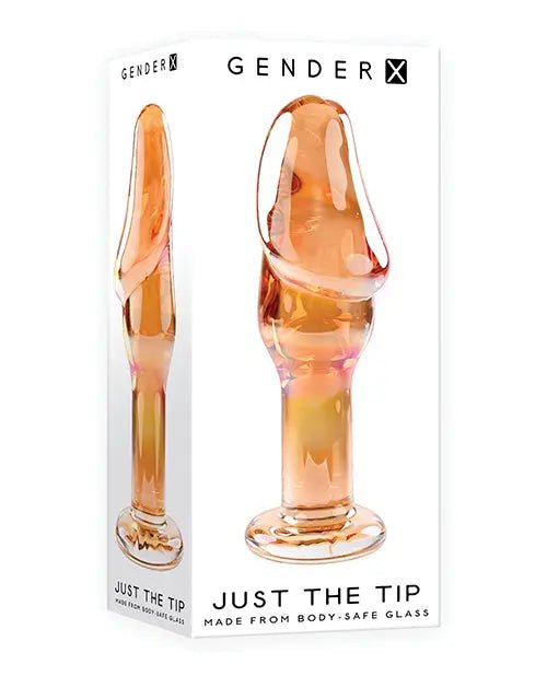 Gender X Just the Tip Glass Butt Plug SinSationes
