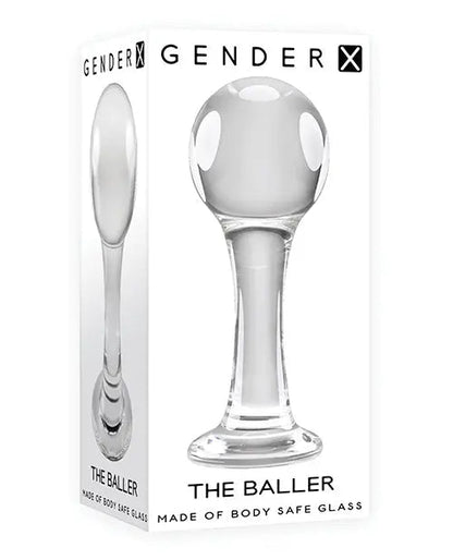 Gender X The Baller Glass Butt Plugs X-Gen