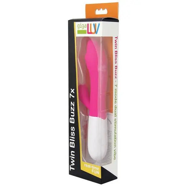 GigaLuv Twin Bliss Buzz - 7 Functions Vibrator GigaLuv