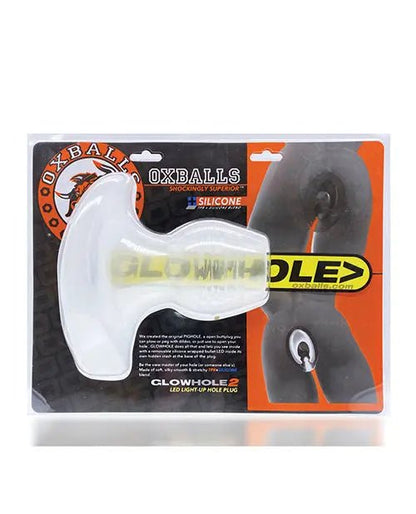 Glowhole Hollow Buttplug with LED Insert Oxballs
