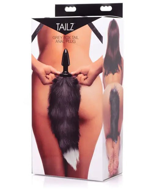 Grey Fox Tail Anal Plug Tailz