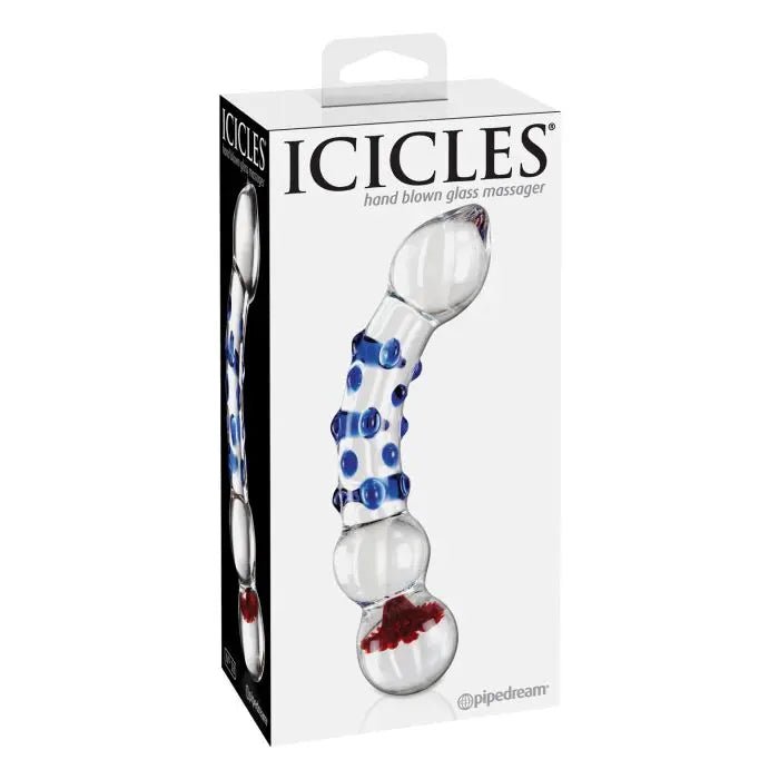 Hand Blown Glass Dildo - Icicles No. 18 Icicle