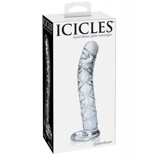 Hand Blown Glass Dildo - Icicles No. 60 Icicle