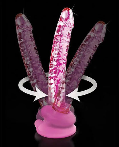 Icicles No. 86 Hand Blown Glass Dildo with Suction Cup Icicle