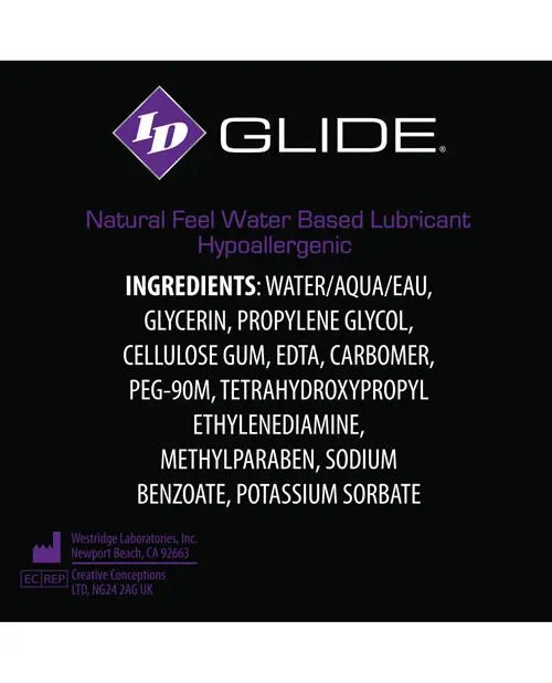 ID Glide Water Based Lubricant ID Glide