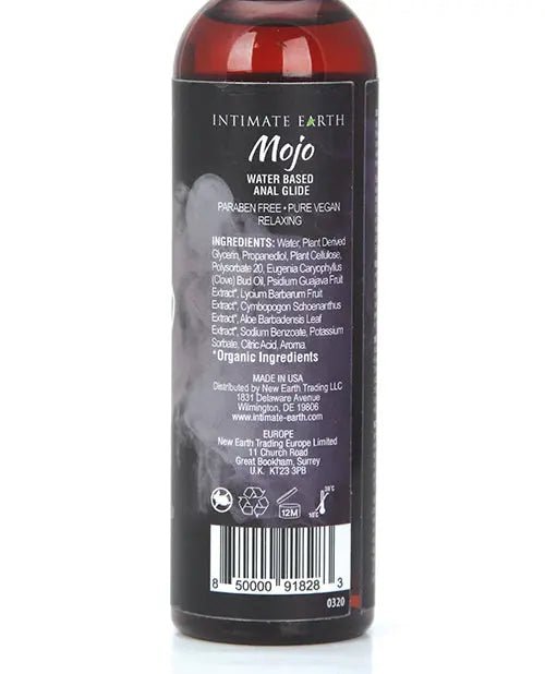 Intimate Earth Mojo Water Based Relaxing Anal Glide - 4 oz Intimate earth