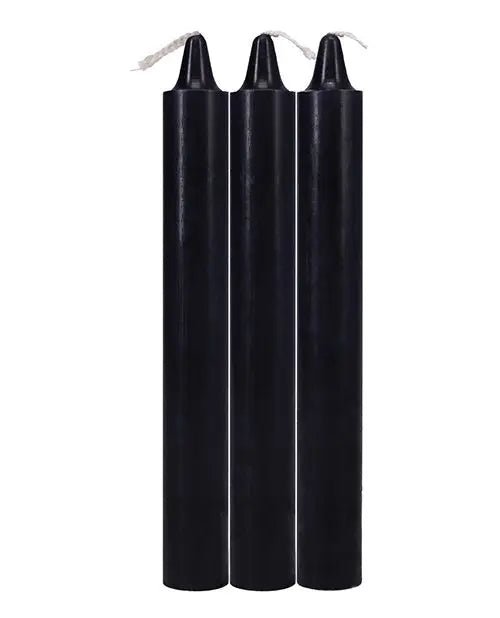 Japanese Drip Candles - Pack of 3 Black Doc Johnson's