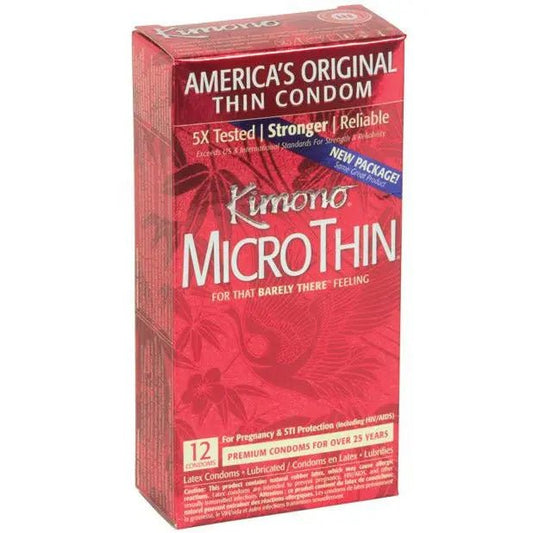 Kimono Micro Thin Condom - Box of 12 Kimono