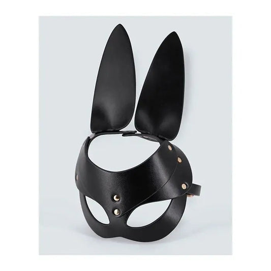 Lust PU Leather Bunny Mask - Bondage Mask Lust