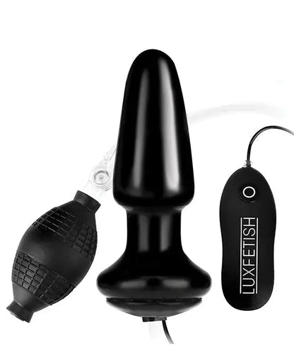 Lux Fetish 4" Inflatable Vibrating Butt Plug LUX Fetish