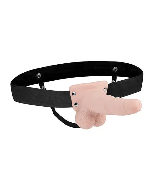 Lux Fetish 6" Rechargeable Strap On with Balls LUX Fetish