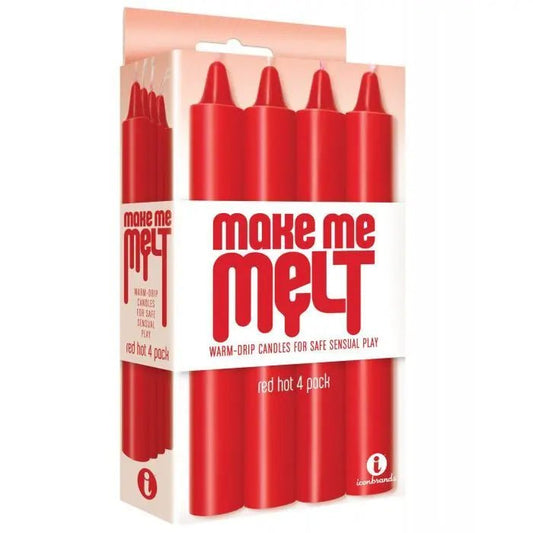 Make Me Melt Sensual Warm Red Drip Candles Icon