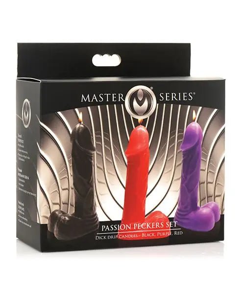Master Series Passion Peckers Dick Drip Candle Set Master Series