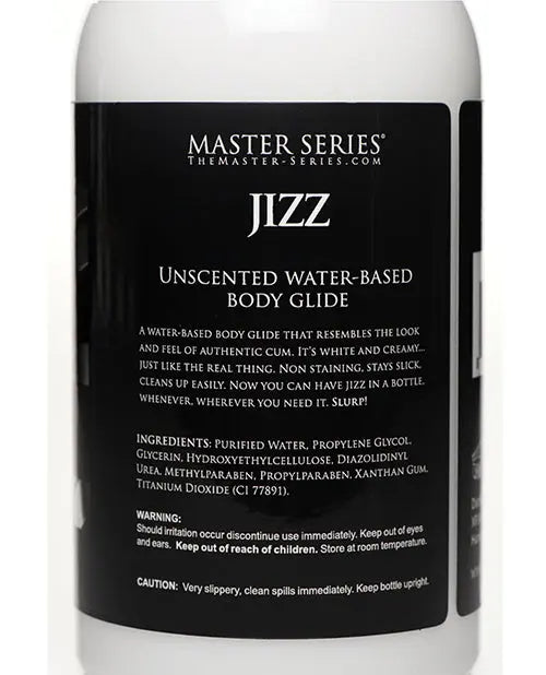 Master Series Unscented Jizz Water Based Body Glide Master Series