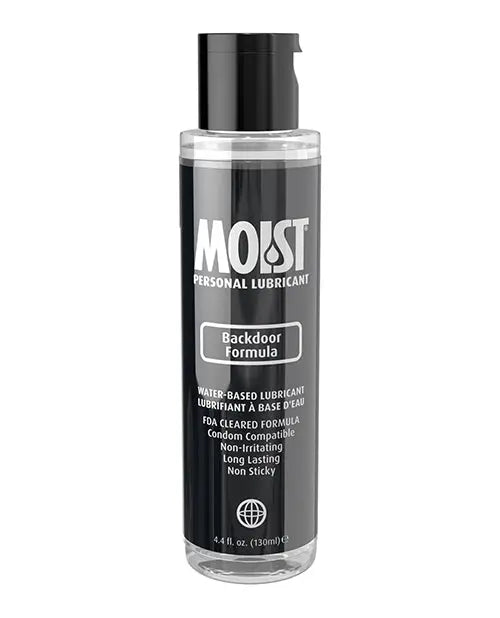 Moist Backdoor Formula Water-Based Personal Lubricant - 4.4oz Pipedream