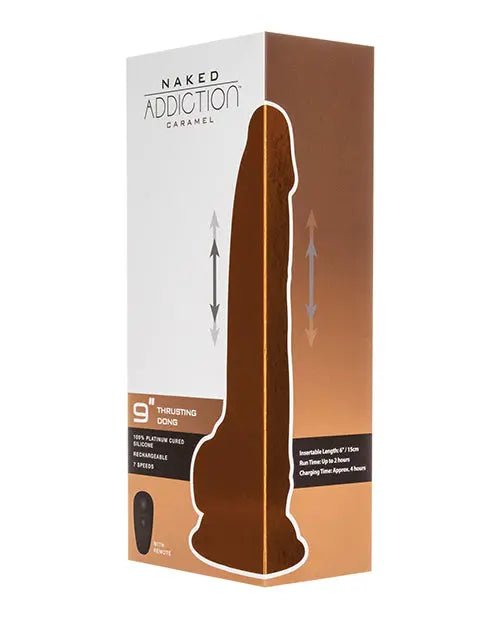 Naked Addiction 9" Thrusting Dong with remote Naked addiction
