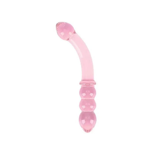 Nobu Rose Bead Wand - Glass Dildo Nobu