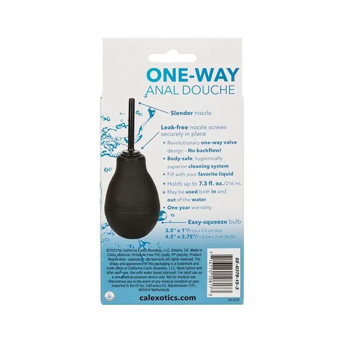 One-Way Easy Squeeze Anal Douche - Enema Kit California Exotic Novelties