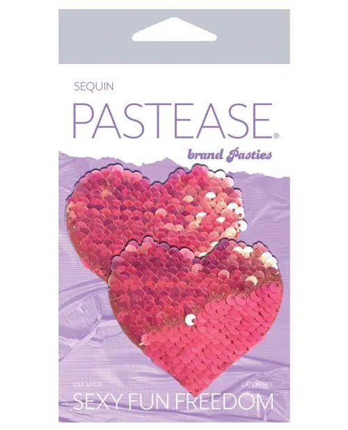 Pastease Color Changing Flip Sequins Red Heart Pasties