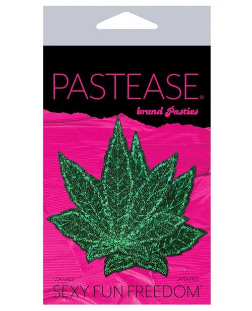 Pastease Glitter Marijuana Leafs Pasties