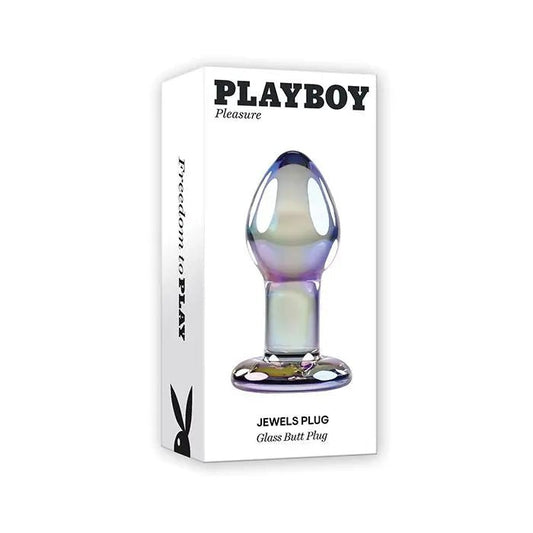 Play Boy Pleasure Jewels Glass Butt Plug Playboy