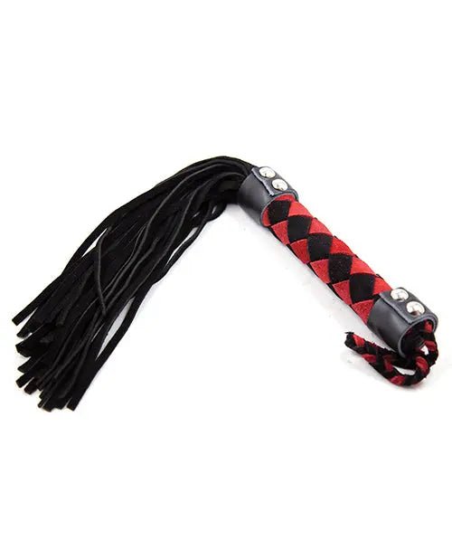 Plesur 15" Leather Flogger - Bondage Flogger SinSationes