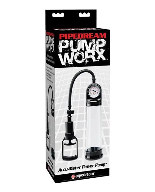 Pump Worx Accu-Meter Power Penis Pump Pipedream