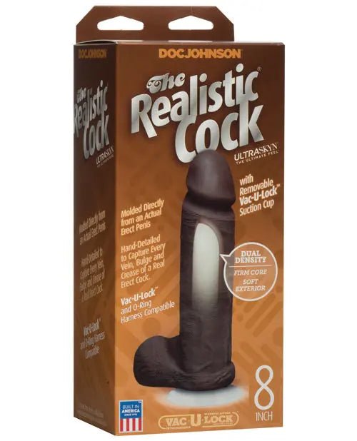 Realistic Ultraskyn Cock with Balls - Dildo Doc Johnson's