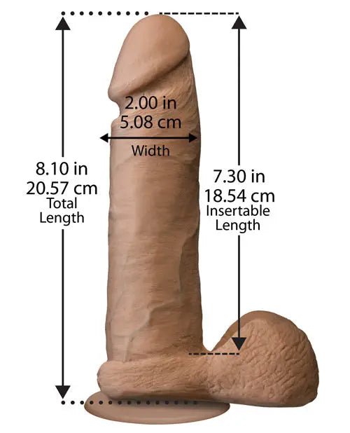 Realistic Ultraskyn Cock with Balls - Dildo Doc Johnson's