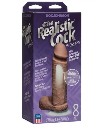 Realistic Ultraskyn Cock with Balls - Dildo Doc Johnson's