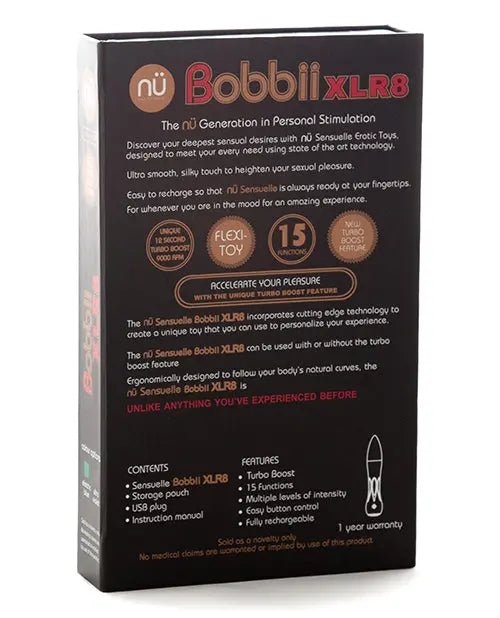 Sensuelle Bobbii Flexible Vibe XLR8 Turbo Boost Bobbii
