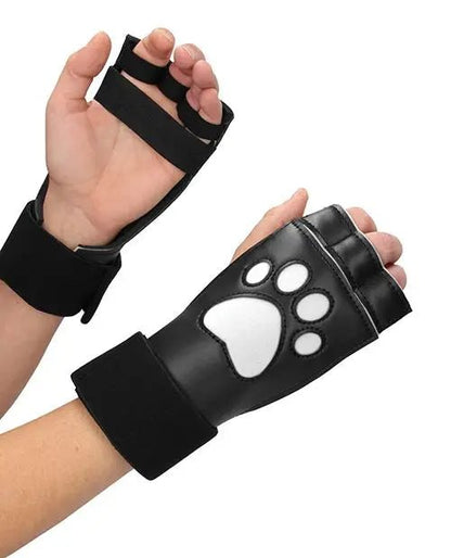 Shots Ouch Puppy Play Paw Cut-Out Gloves Shots