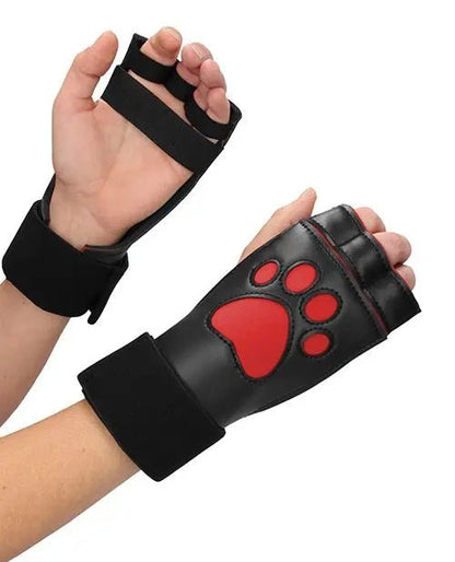 Shots Ouch Puppy Play Paw Cut-Out Gloves Shots